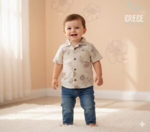 Camiseta de Botones de niño       Talla: 18 meses