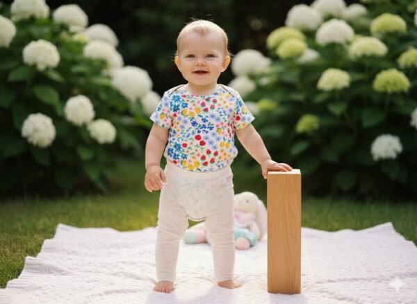 Conjunto de Mameluco con Licra   Talla: 12-18 meses