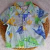 camisa dino Camisa de botones de Dinosaurio niño Talla: 12-18 meses