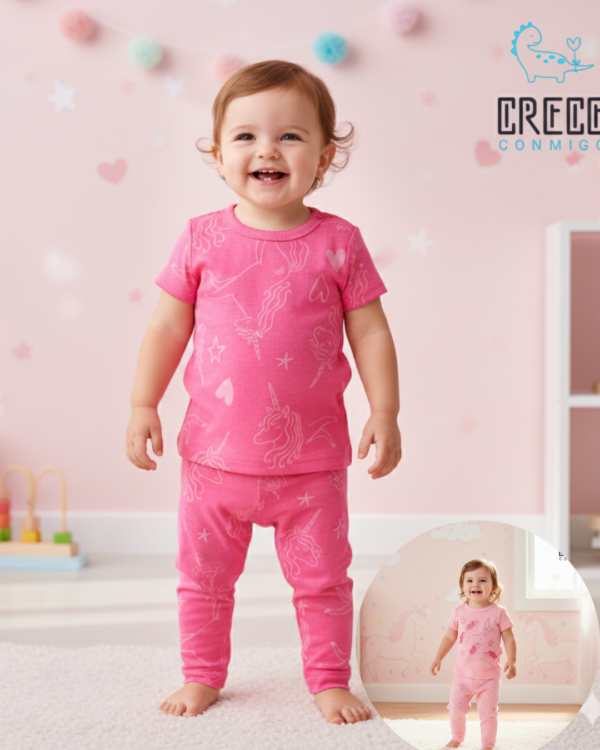 Duo de Pijama niñas    Talla: 12meses