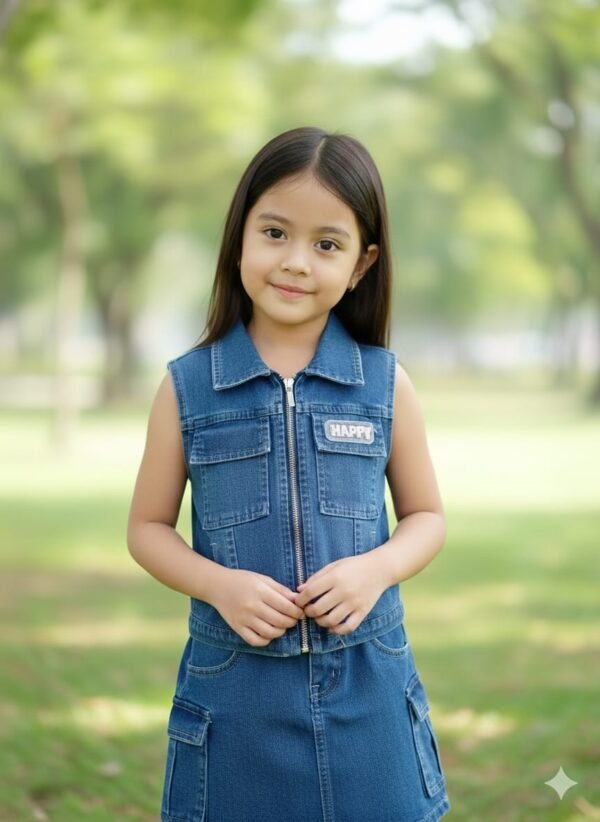 Conjunto mezclilla / Talla 4t