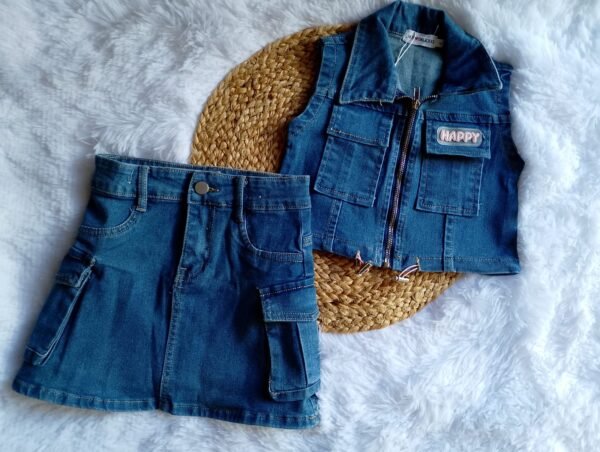 Conjunto mezclilla / Talla 4t